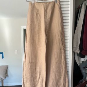 & other stories high waisted wide leg pants